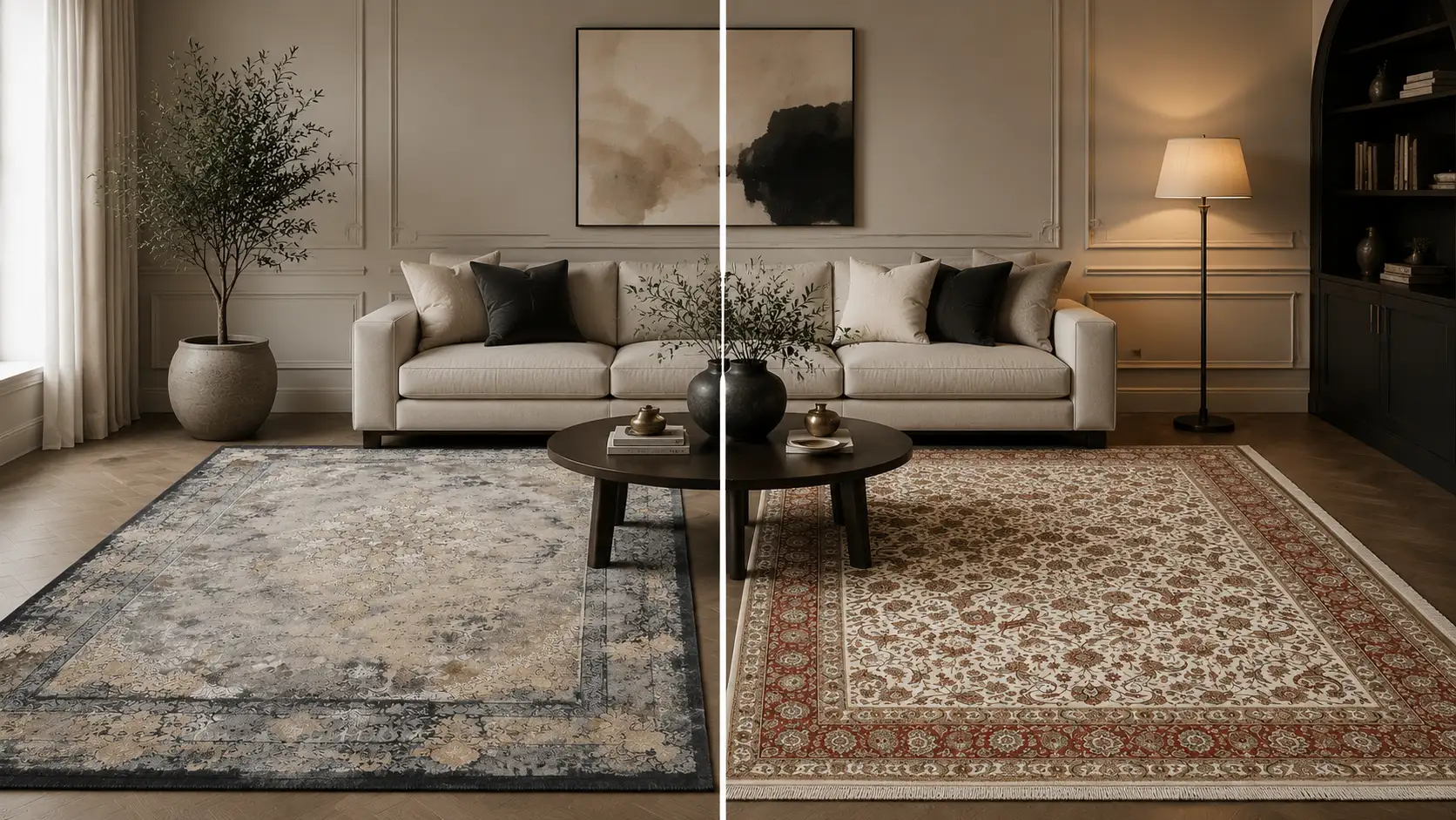 فرش وینتیج یا کلاسیک؟ راهنمای انتخاب و ست کردن دکوراسیون (پاسخ به تردیدها)